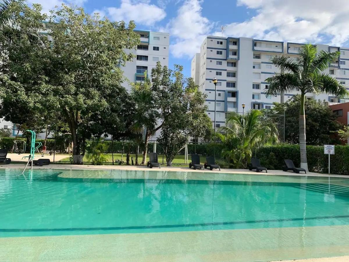 Exclusive Building 6 People 3 Cable Televisions 2 Swimming Pools Balcony, Villa Cancun Bagian luar foto