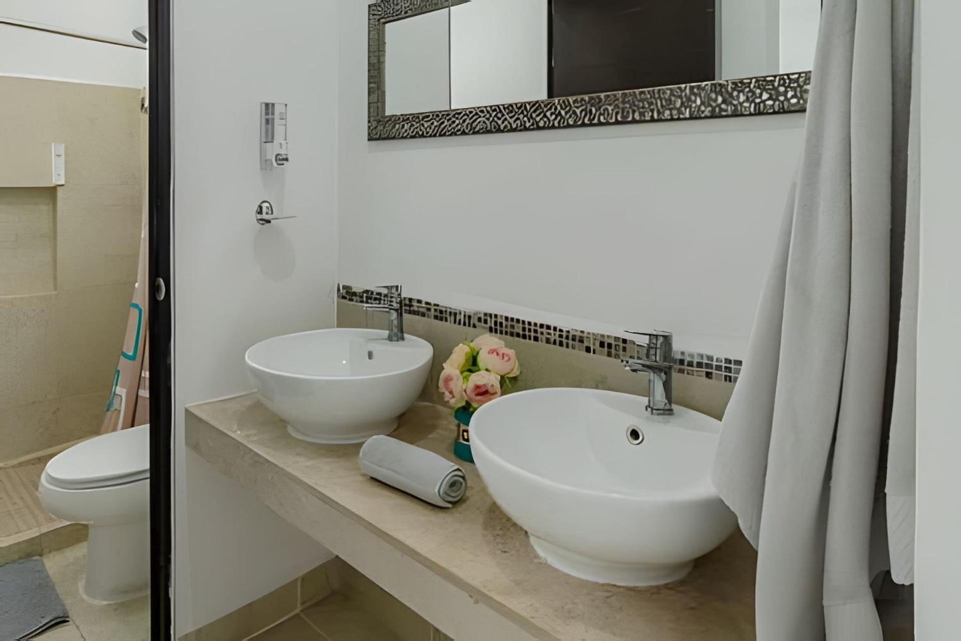 Exclusive Building 6 People 3 Cable Televisions 2 Swimming Pools Balcony, Villa Cancun Bagian luar foto