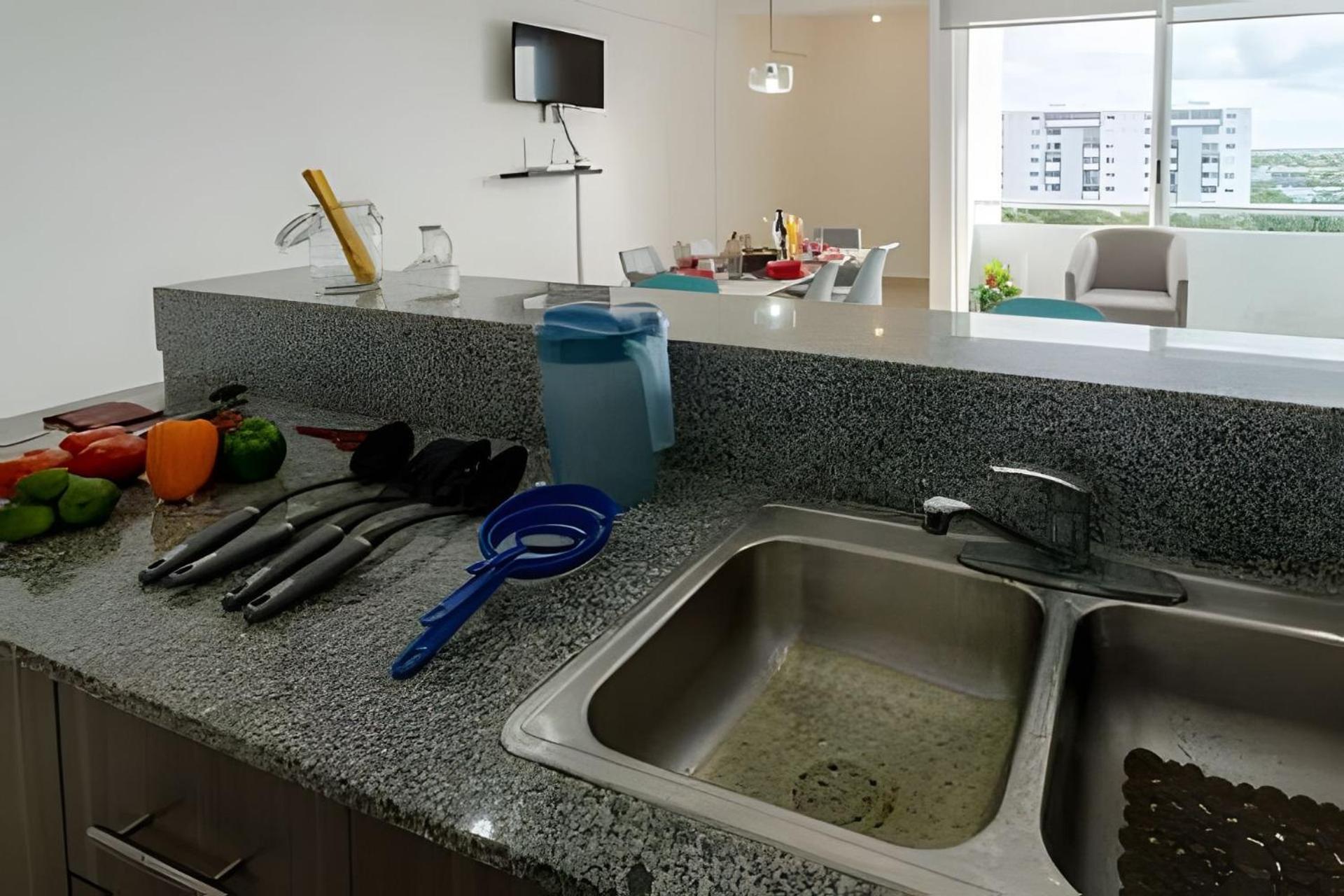 Exclusive Building 6 People 3 Cable Televisions 2 Swimming Pools Balcony, Villa Cancun Bagian luar foto
