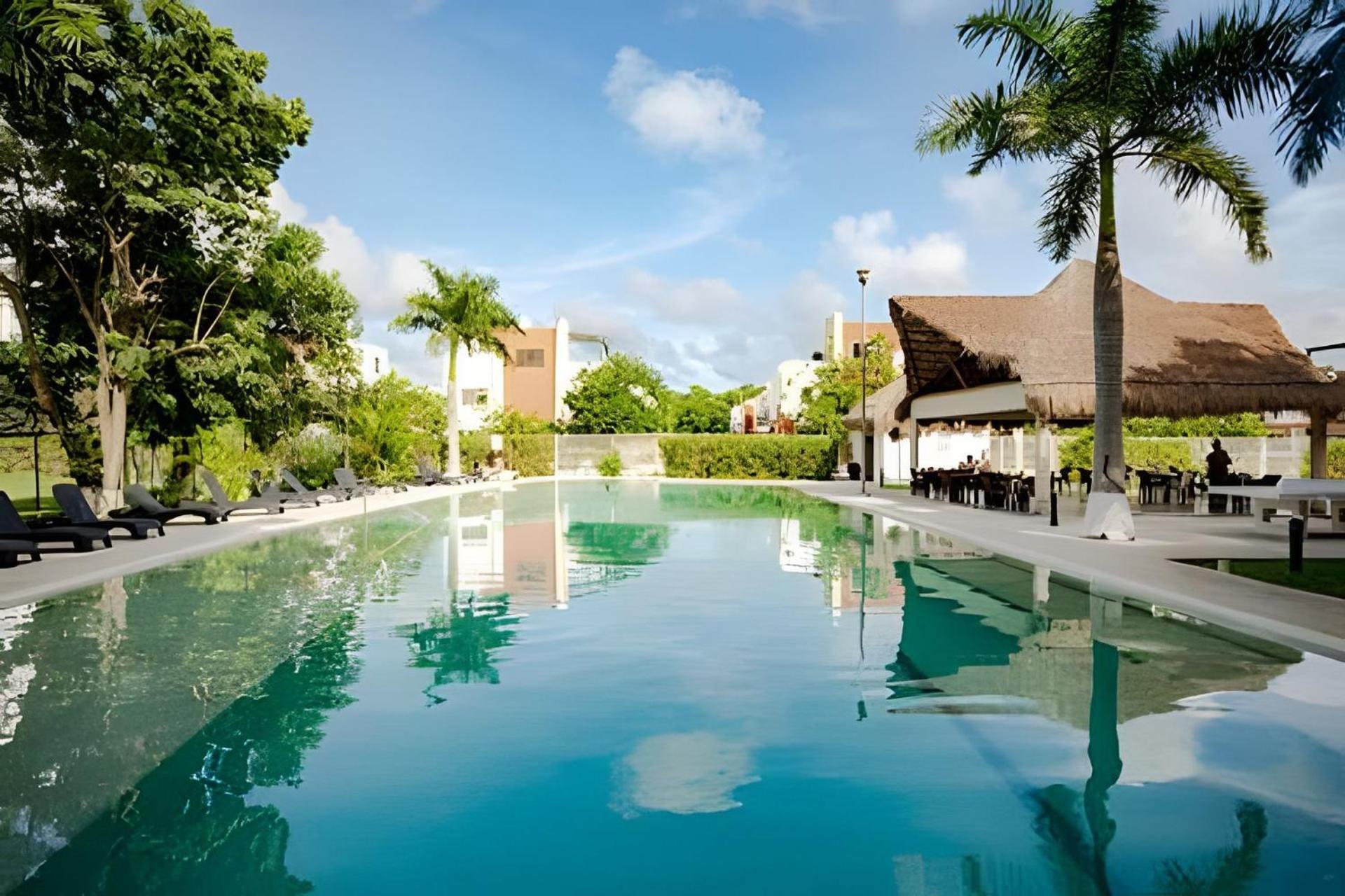 Exclusive Building 6 People 3 Cable Televisions 2 Swimming Pools Balcony, Villa Cancun Bagian luar foto